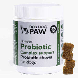 DCS DOG PAW Probiotic Supplement Dog Chews - 180