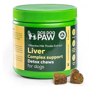 DCS DOG PAW Liver & Kidney Supplement Dog Detox Chews - 120