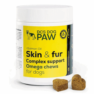 DCS DOG PAW Skin & Fur Supplement Dog Chews - 180