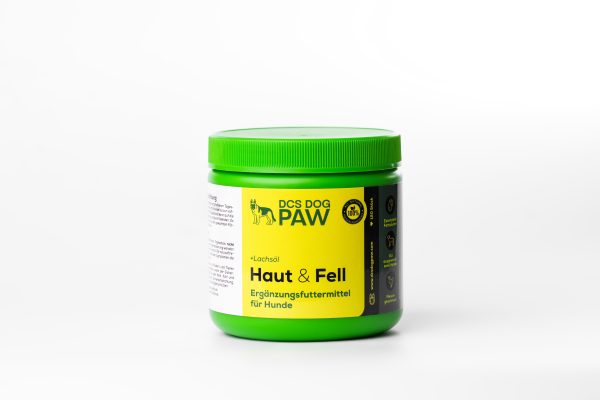 DCS DOG PAW Nahrungsergänzungsmittel für Haut und Fell – Kausnacks für Hunde – 120 Stück